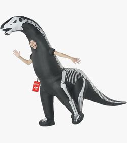 Morphsuits Giant and Kids Skeleton Diplodocus Inflatable Kids Costume