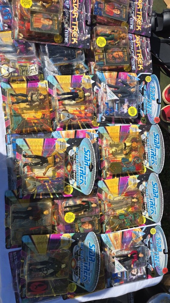 Vintage Star Trek Action Figures From The 90's