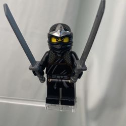 Lego Minifigure njo0054 Cole ZX Ninjago 2012 Rise Of Snakes 30087 Car Polybag (Rare Collectors Item!) Throwing In Extra Swords!