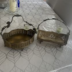 Vintage hand made brass things