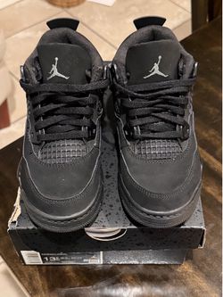 Boys Preschool Jordan 4 Blackcat