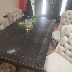 Dining table and  4 chairs