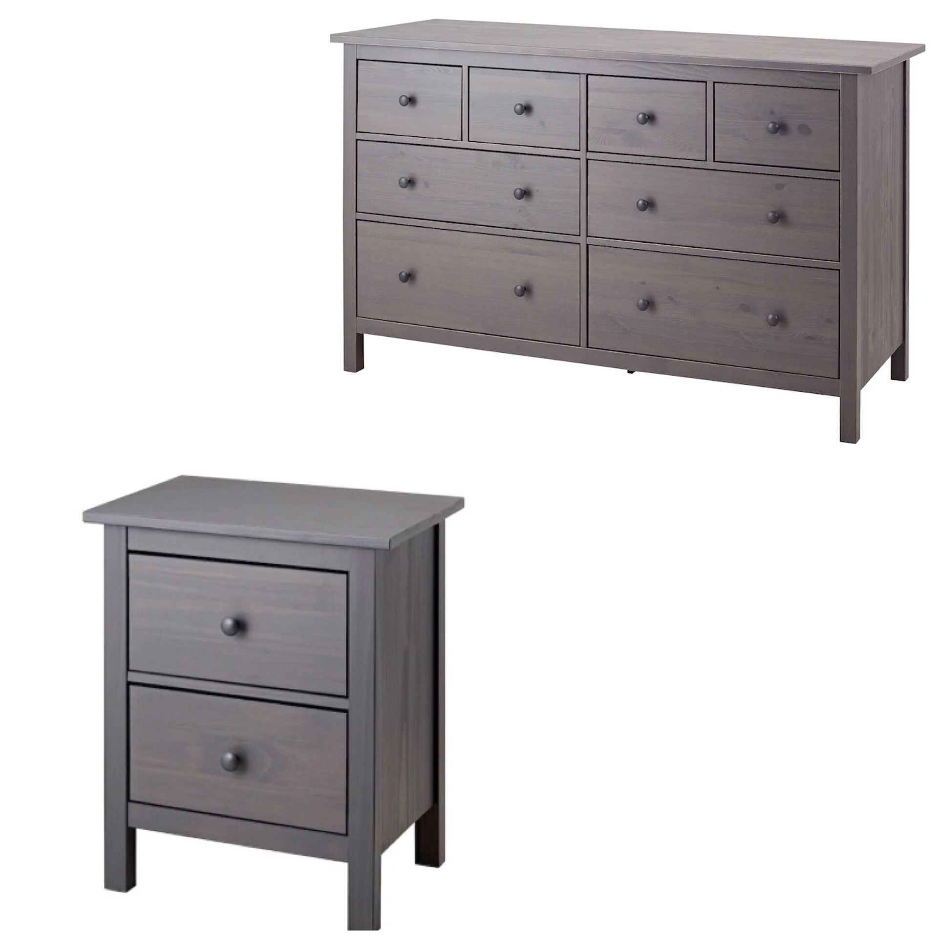 hemnes 8 drawer dresser grey brown Ikea Hemnes 8-Drawer Dresser in Grey-Brown