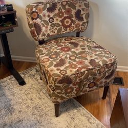 Floral Accent Chair 