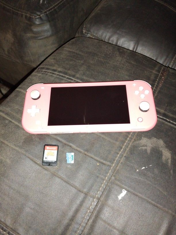 Switch Lite Animal Crossing And Sd Card