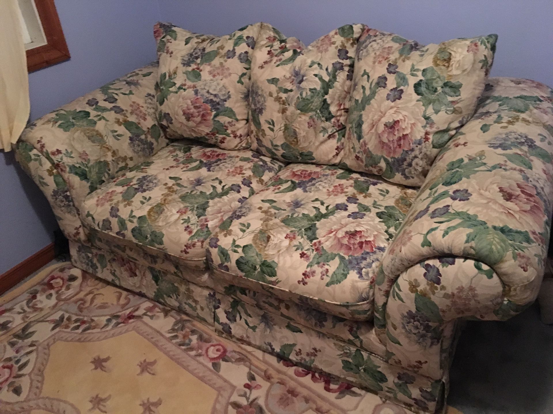 Floral Loveseat