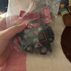 Red And Black Complete red Keyboard Caps