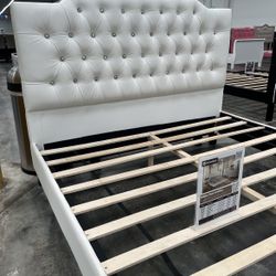 Queen Size Bed Frame With Pillow Too Mattress Included
