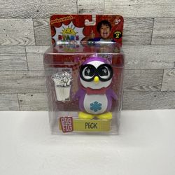  RYAN’S WORLD Purple / Yellow ‘2021 Peck With Fries 5” Plastic Figure  / Big Fig  Series 2