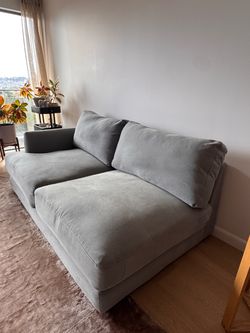 West Elm Haven Deep Seat Sofa – 70” – Gray