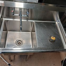 stainless steel sink right hand drainer