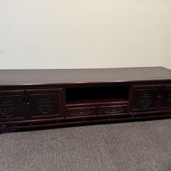 mahogany TV cabinet/stand