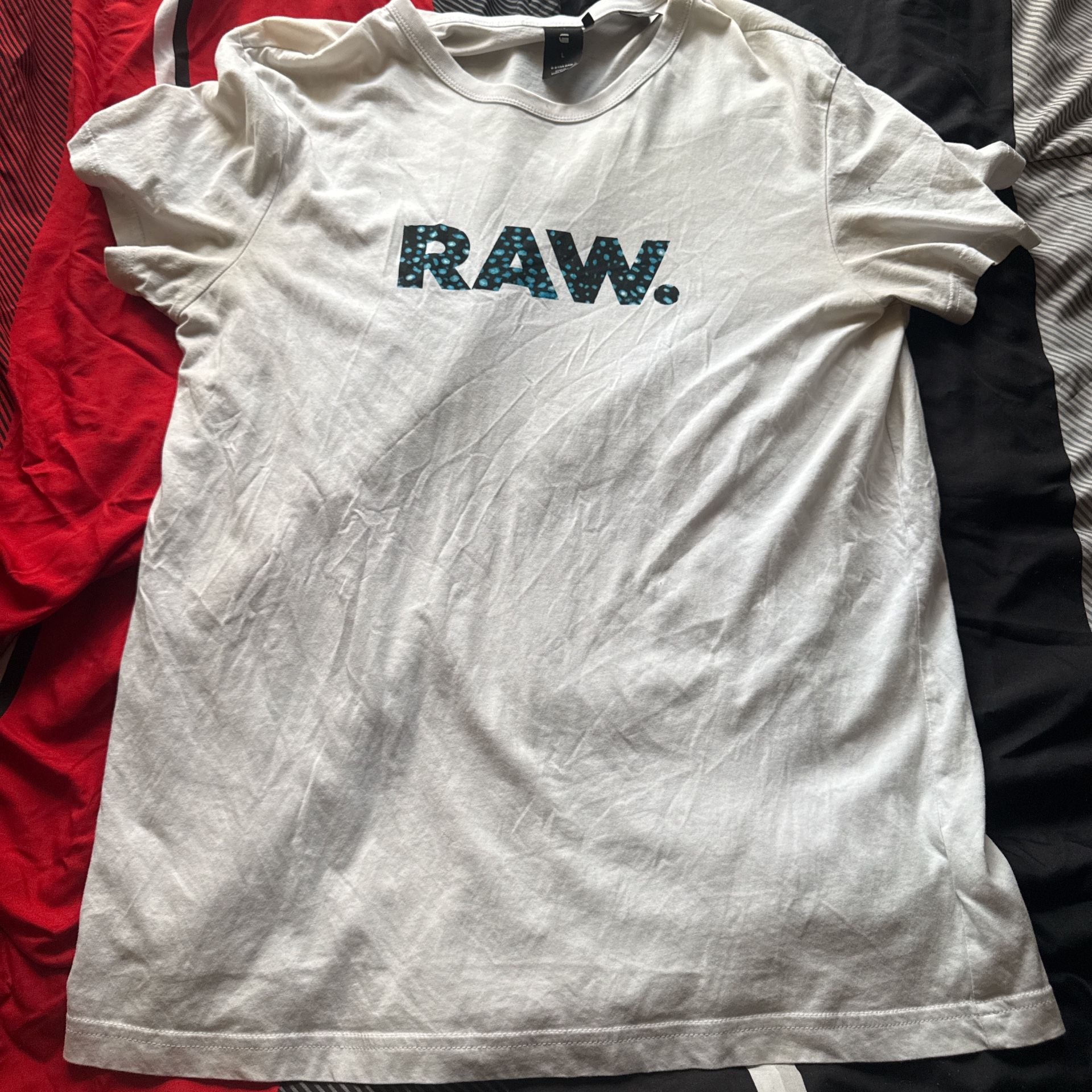 White G-Star Raw Graphic Tee