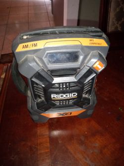 Rigid  Work Radio 📻 / Heavy Duty