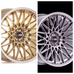 F1R 18" Wheels fit 5x114 5x120 5x100 (only 50 down payment/ no CREDIT CHECK)
