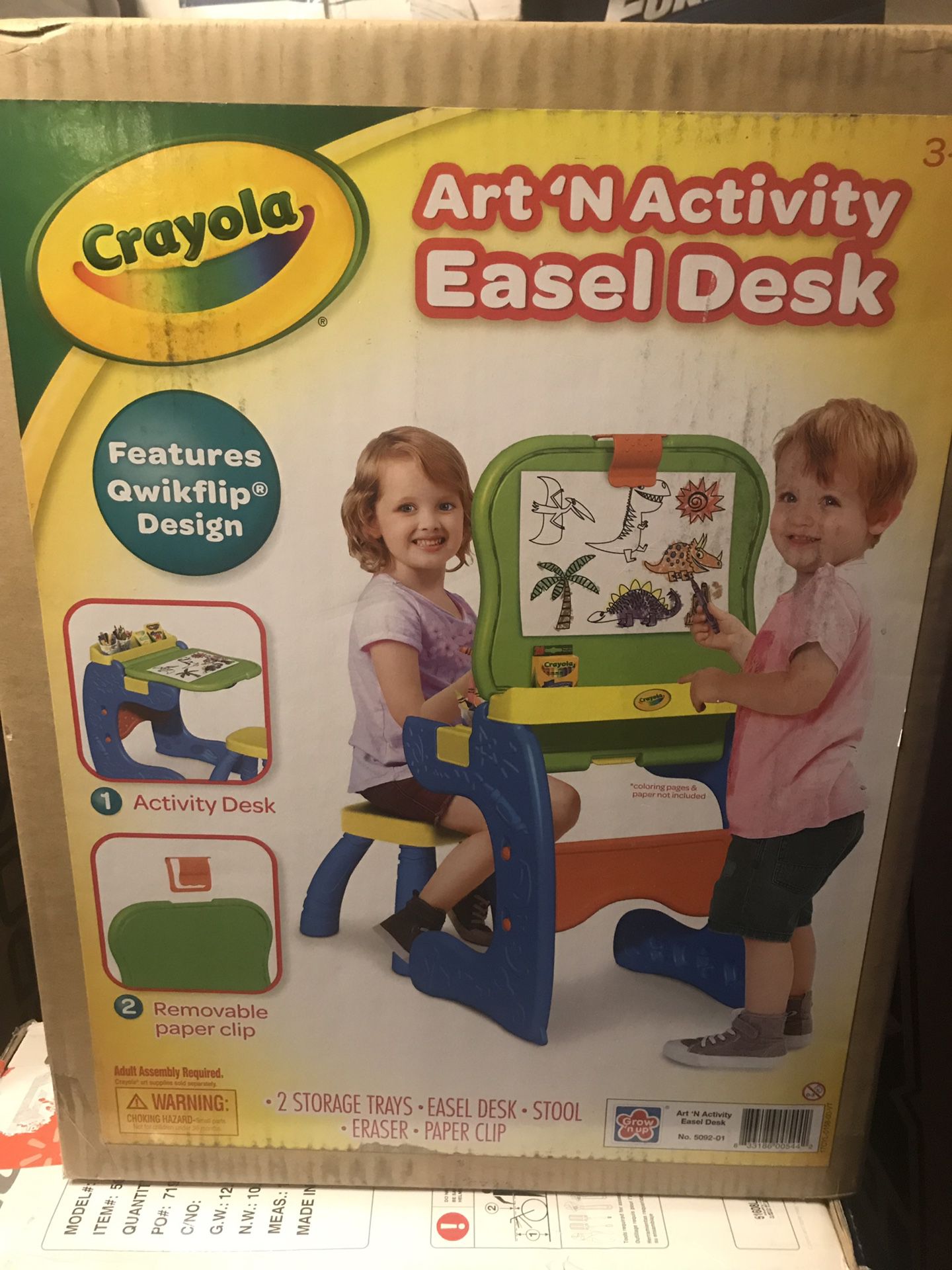 Crayola art n activity easel desk
