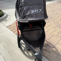 BOB Revolution Flex Jogging Stroller with accessories