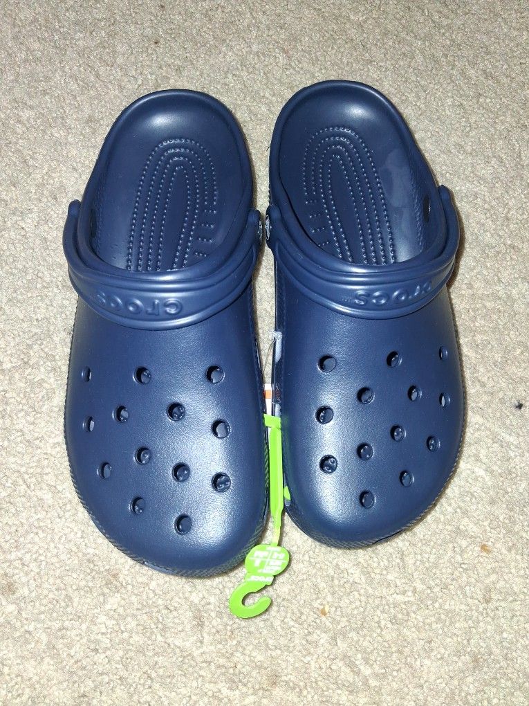 New! Navy Blue Crocs