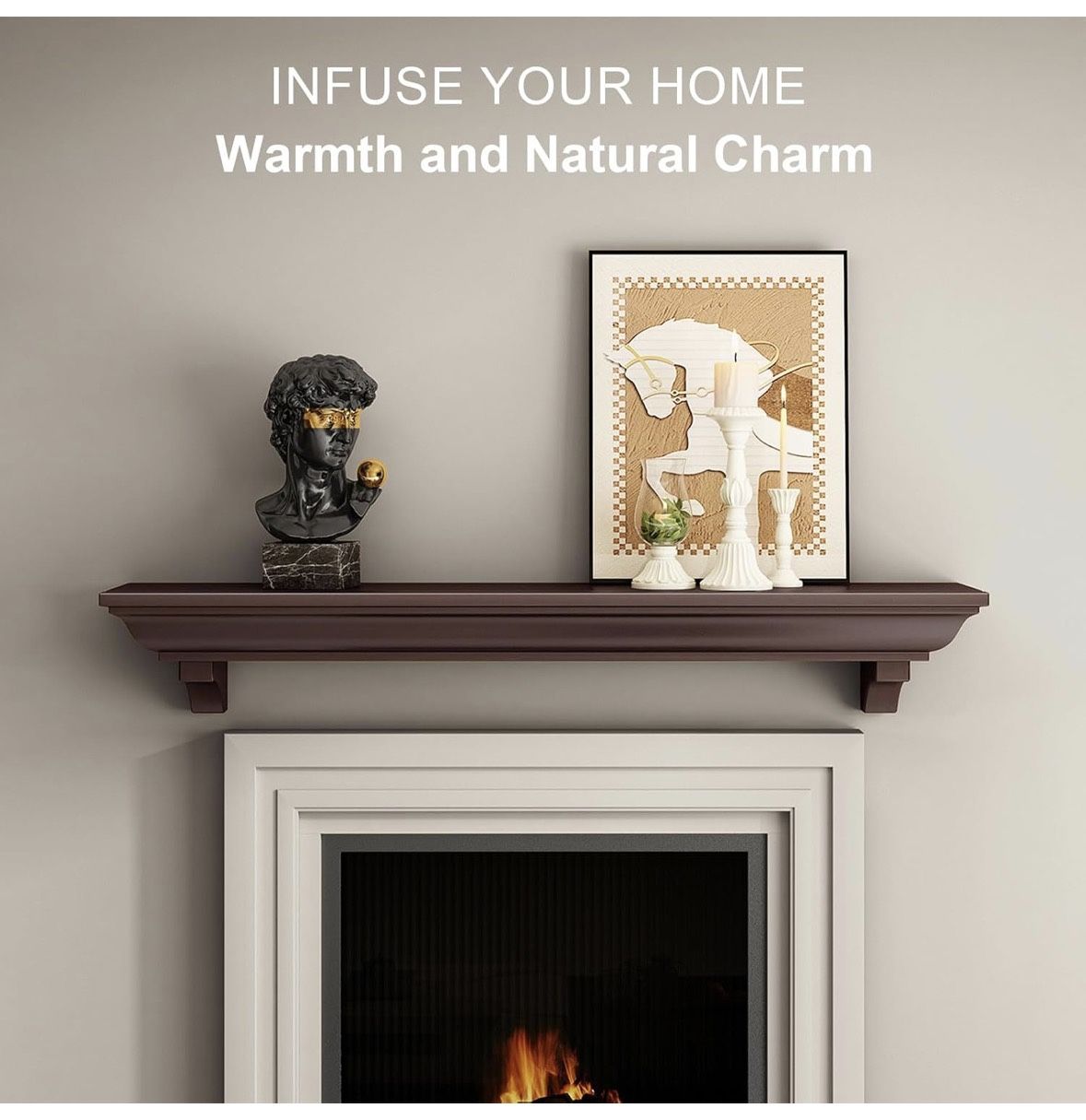 Fireplace Mantle Shelf
