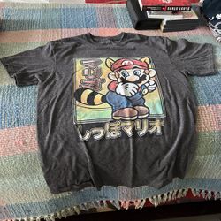 Super Mario Japanese Boys Tee Shirt M New