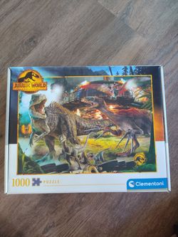 Jurassic World 1000 piece puzzle dinosaur