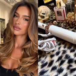 The T3 Body Waver curling iron 1%" custom blend ceramic hollow barrel