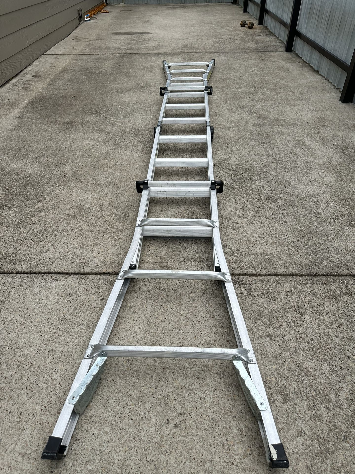 Escalera 🪜 De Aluminio De 17 Pies 