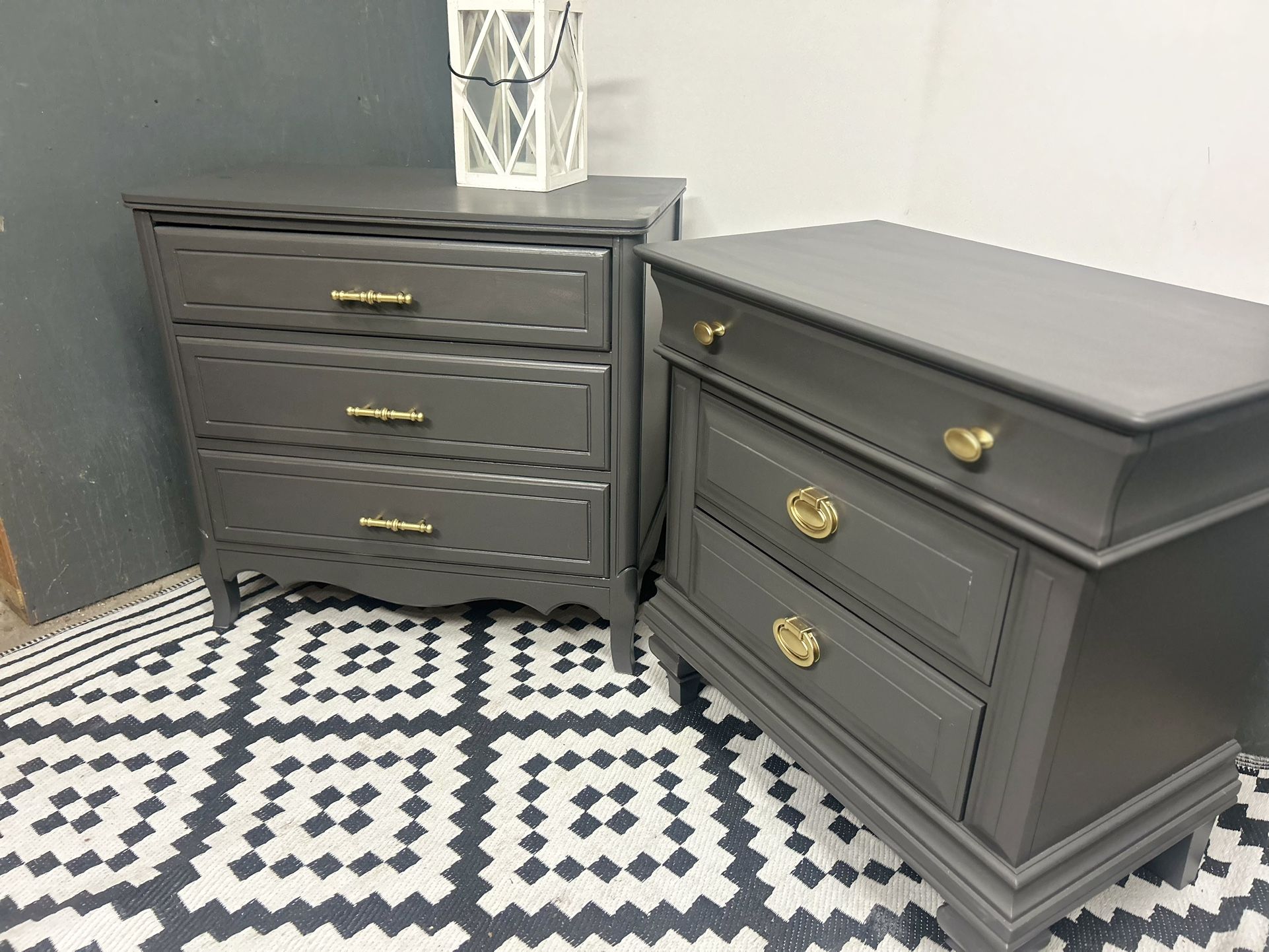 Refurbished Night Stand Set