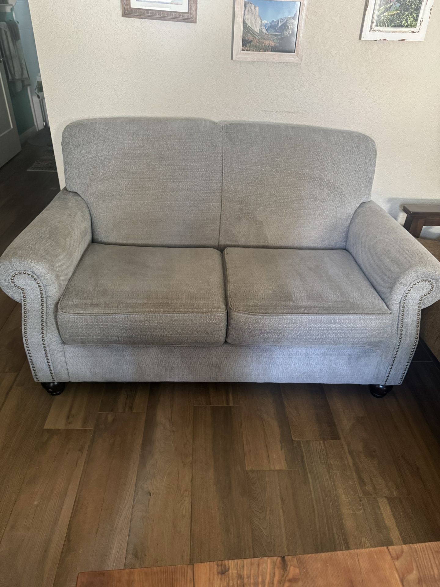 Blue Couch 5’7”