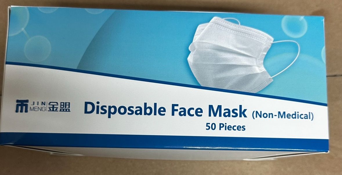 Case Of Disposable Facemasks