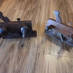 Rare Antique Plow And Wedge Arm Planes