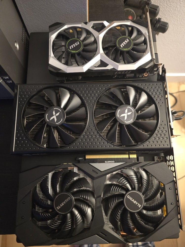 3 Gpu's Graphics Cards For Sale All Working