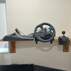 Logitech G29 Steering Wheel, Pedal, And Shifter