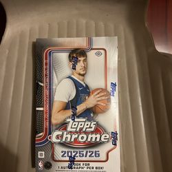 2025/2026 Topps Chrome NBA Hobby