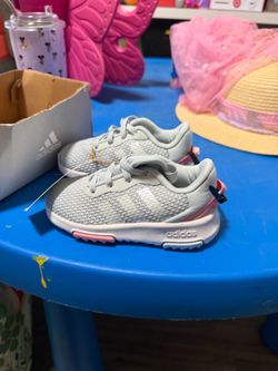 Adidas Toddler Sneakers Gray Pink