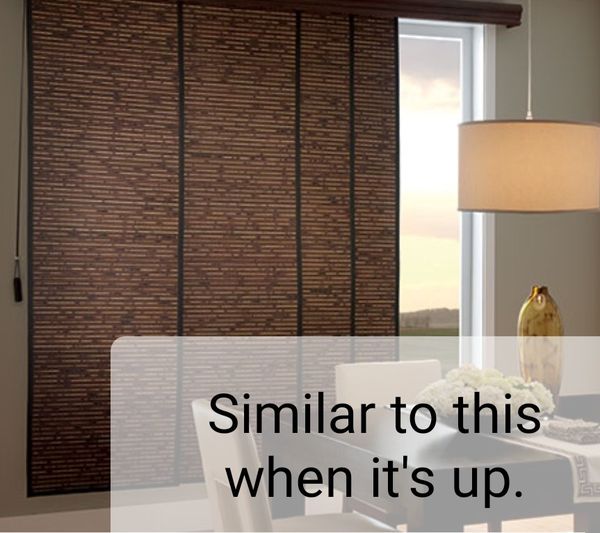Bamboo Blinds for Sliding Door (4 panels) for Sale in Seattle, WA OfferUp