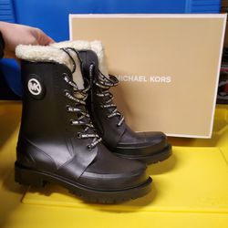New - Sz 8 Michael Kors Warm Rain/Snow Boots 