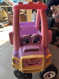 Little Tikes Princess Cozy Truck Ride-On – Pink & Purple – Great Condition