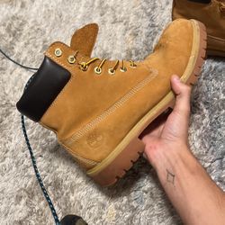 Tan Timberlands Boots 