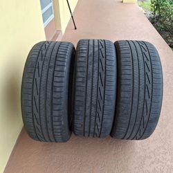 Set Of 3 Goodyear Eagle 245/45ZR20 From 2023 Challenger In Very Good Condition - All Season High Performance
