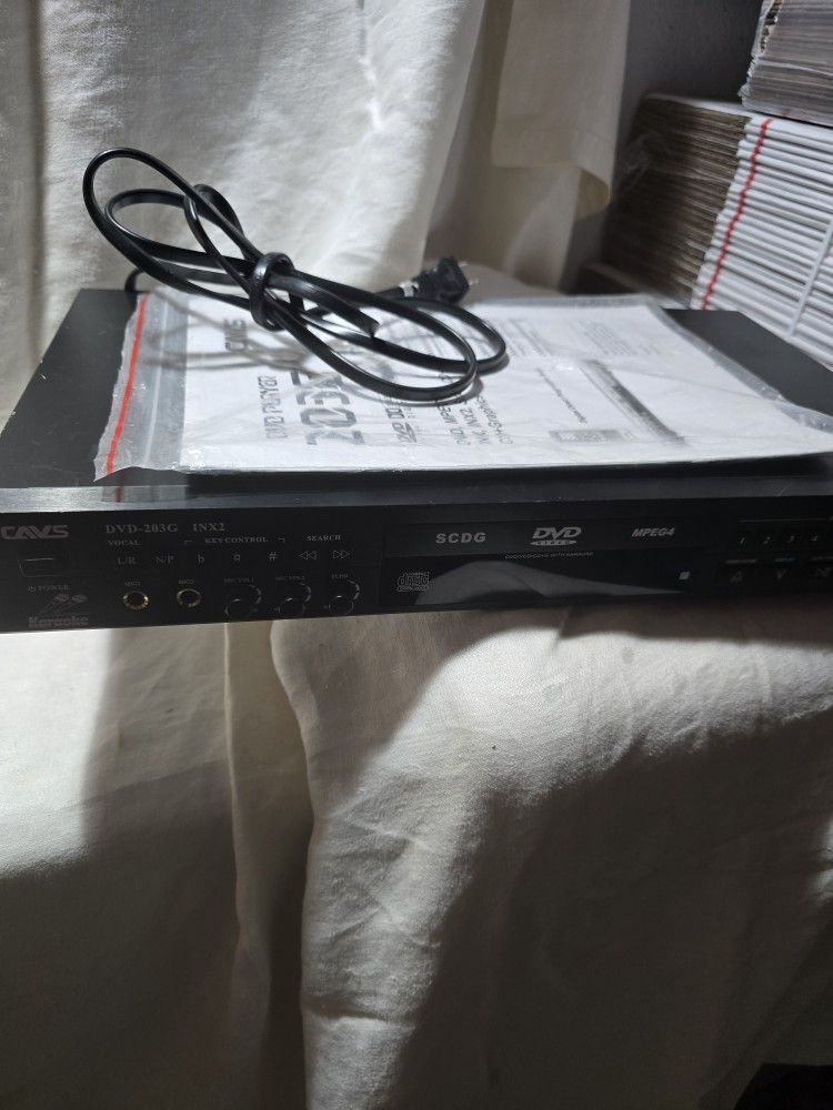 Cavs DVD-203G INX2 Karaoke DVD Player WITH ORIGINAL MANUAL