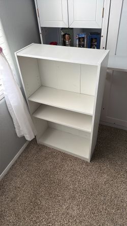 White Bookshelf 