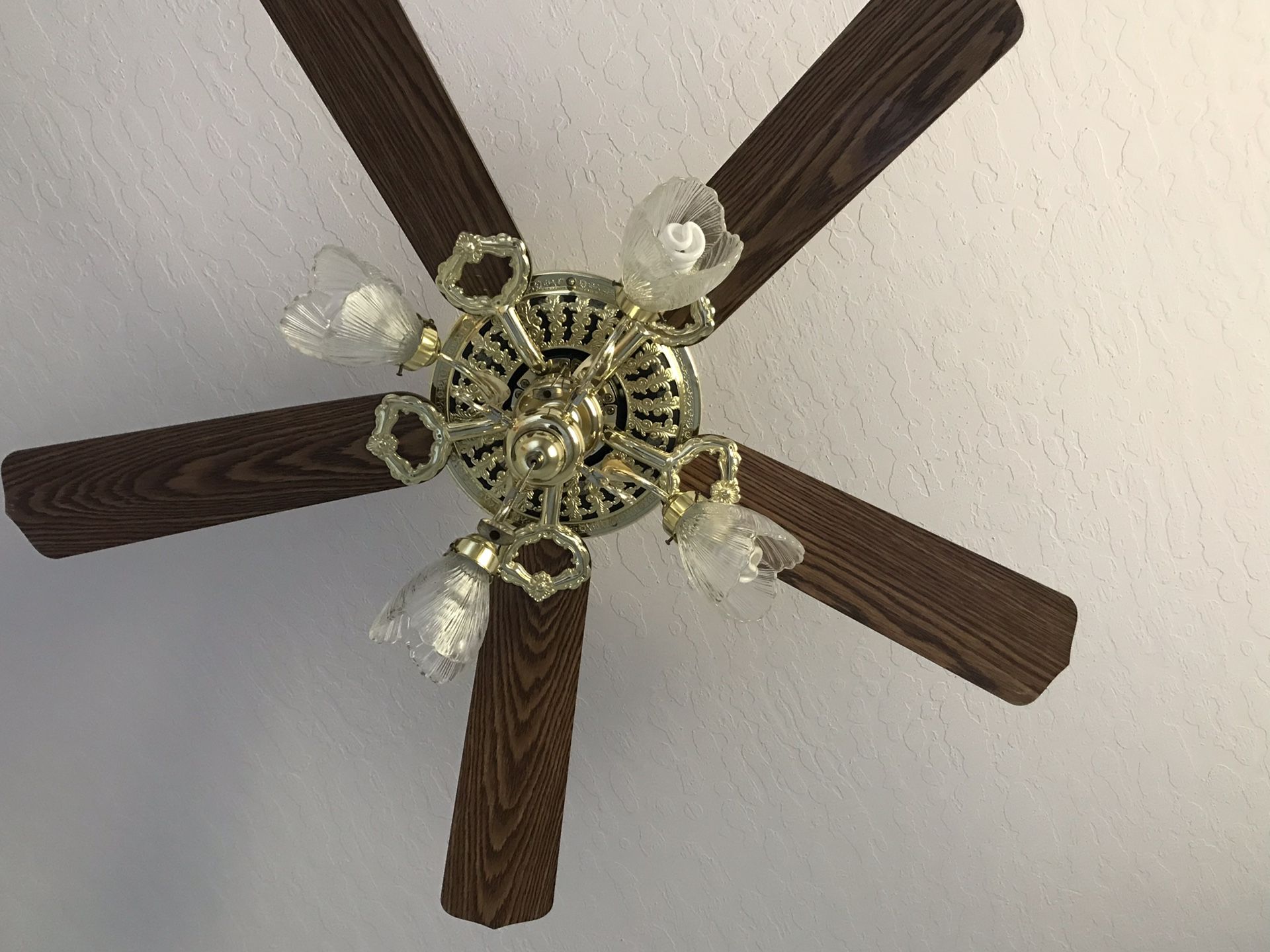 Harbor Breeze 52 inch Aristocrat Antique Brass Finish Ceiling Fan for Sale in GRANT VLKRIA, FL