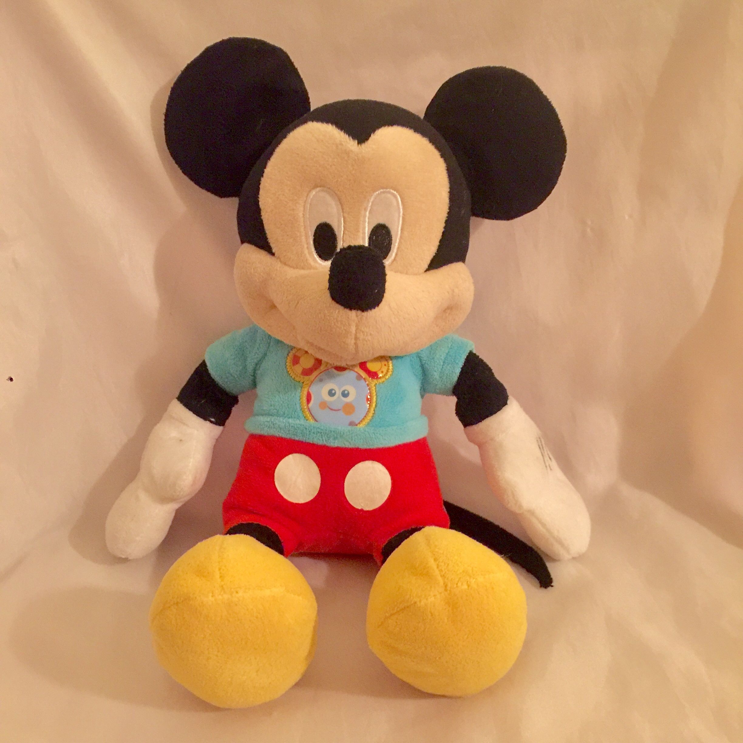 12" Mickey Mouse Talking Doll Plush EUC (working batteries included) $10