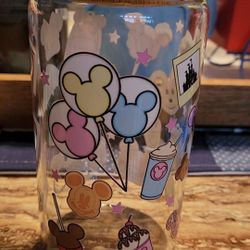 Mickey Mouse Glass Cup