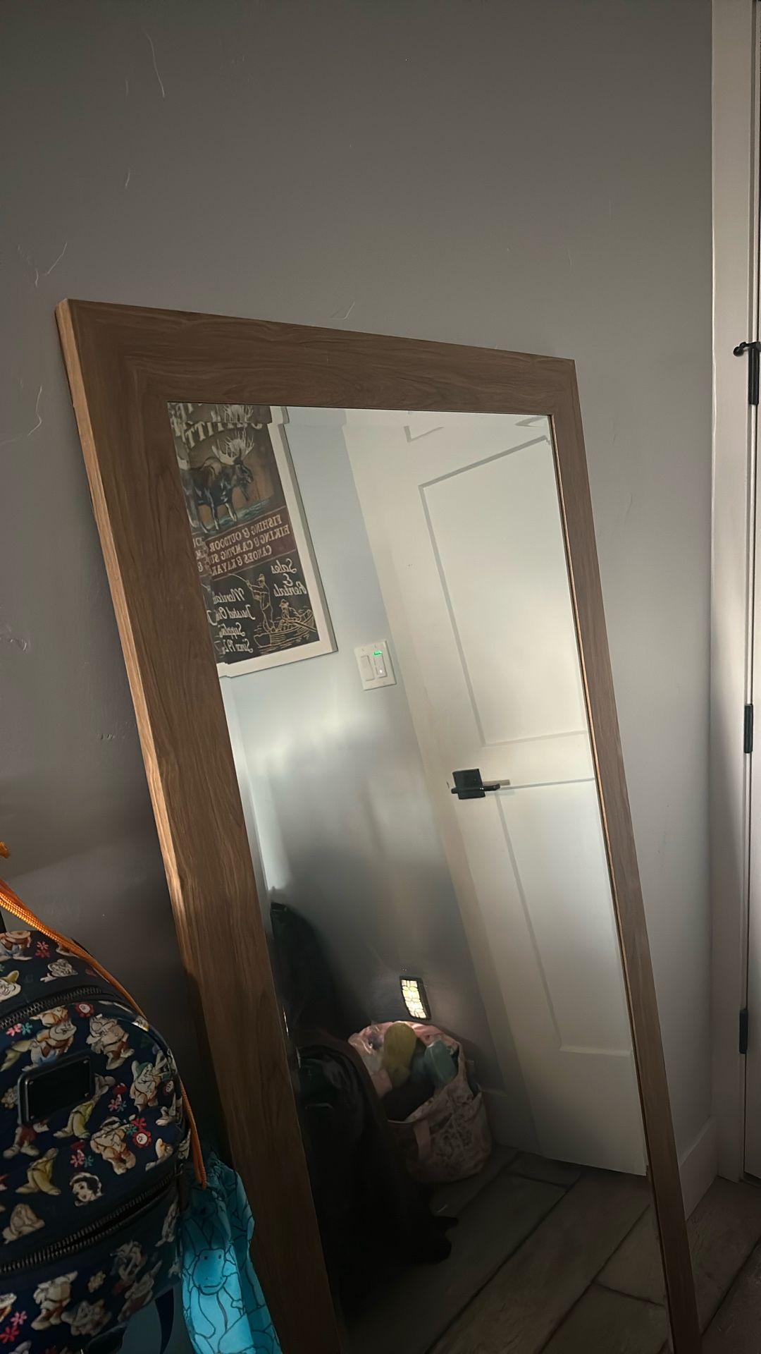Wooden Body Mirror