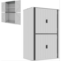Outdoor Storage Cabinet Waterproof with Shelves, White $99  Warehouse Address: 2745 Boone st  Columbia sc 29204 Behind DOLLAR TREE 【First Gate entranc