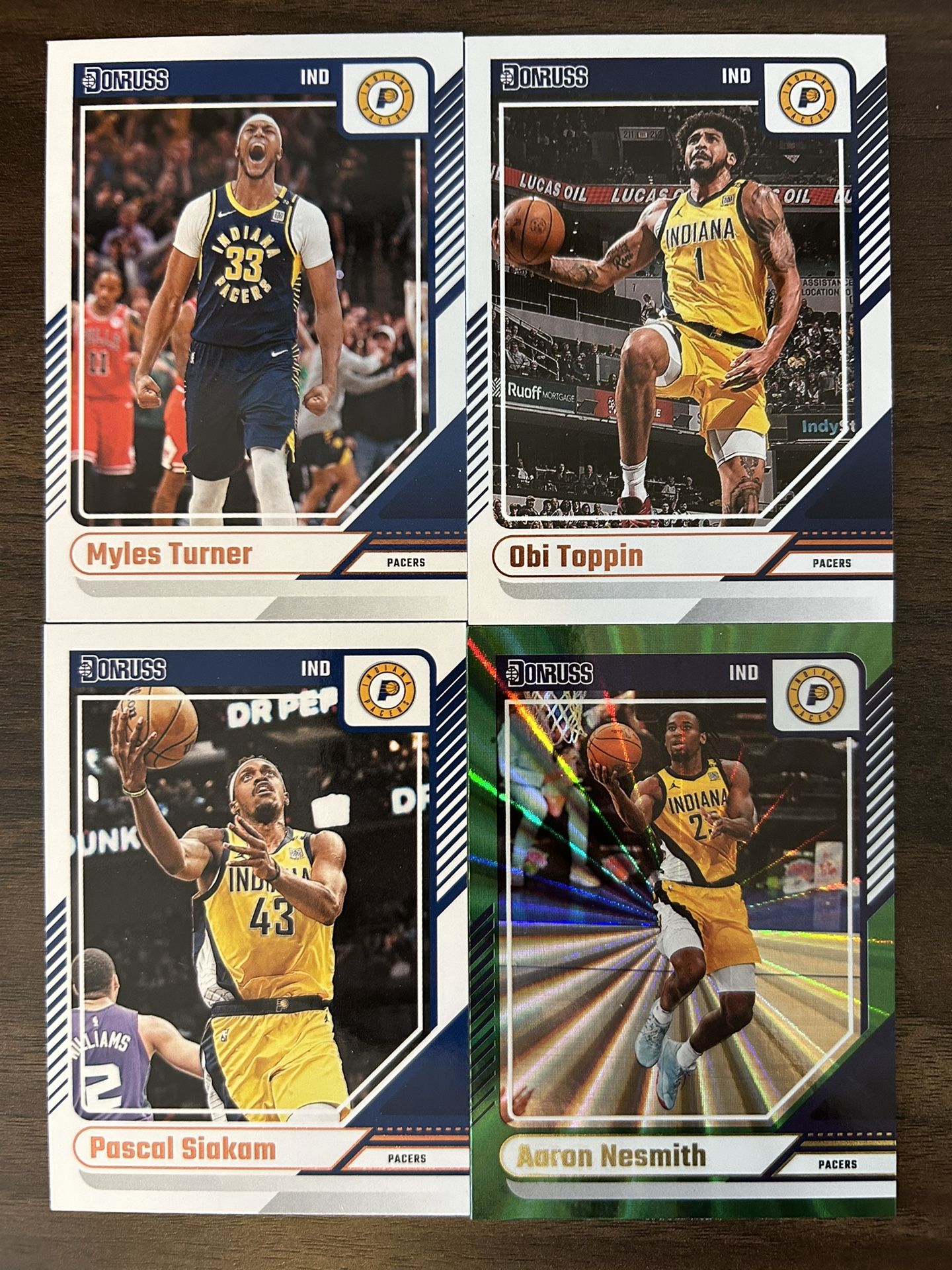 2024-2025 Panini Pacers (lot Of 4)