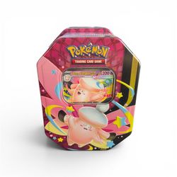 Pokemon Mega Moonlit Tin Mega Clefable Ex