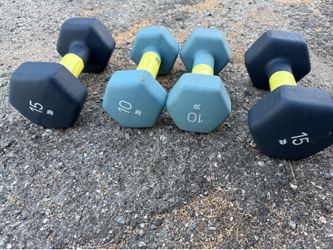 DUMBBELLS 10 & 15 LBS